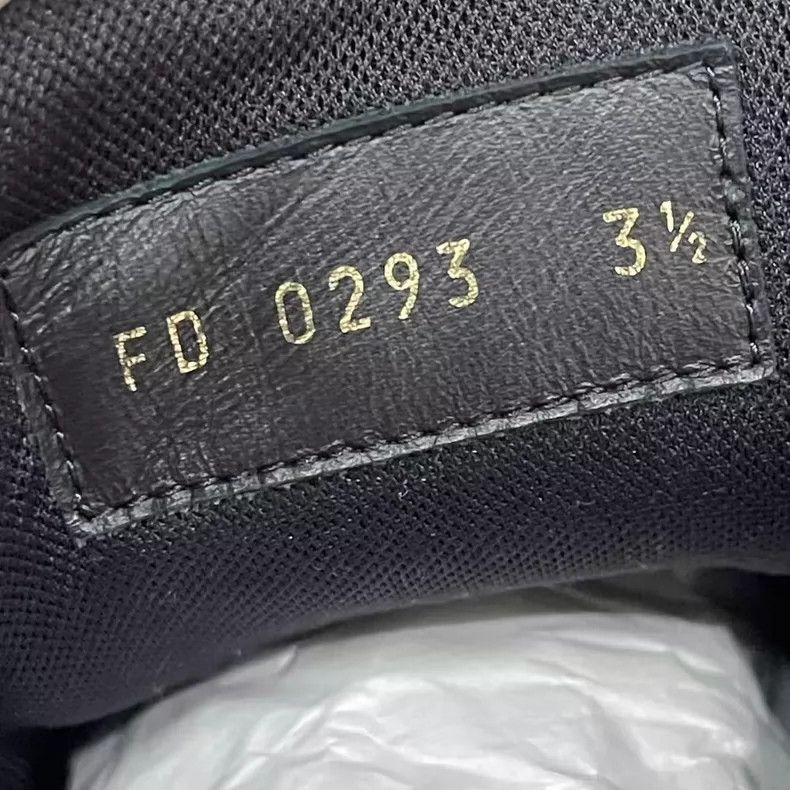 Louis Vuitton Louis Vuitton LV Trainer Black Denim Sneakers-yf Size US 5.5 / EU 38 - 8 Thumbnail