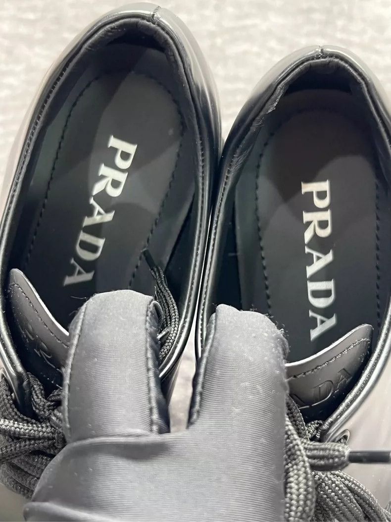 Prada Prada Thick Sole Loafers Shoes Size 37-yf Size US 6.5 / EU 39-40 - 5 Thumbnail