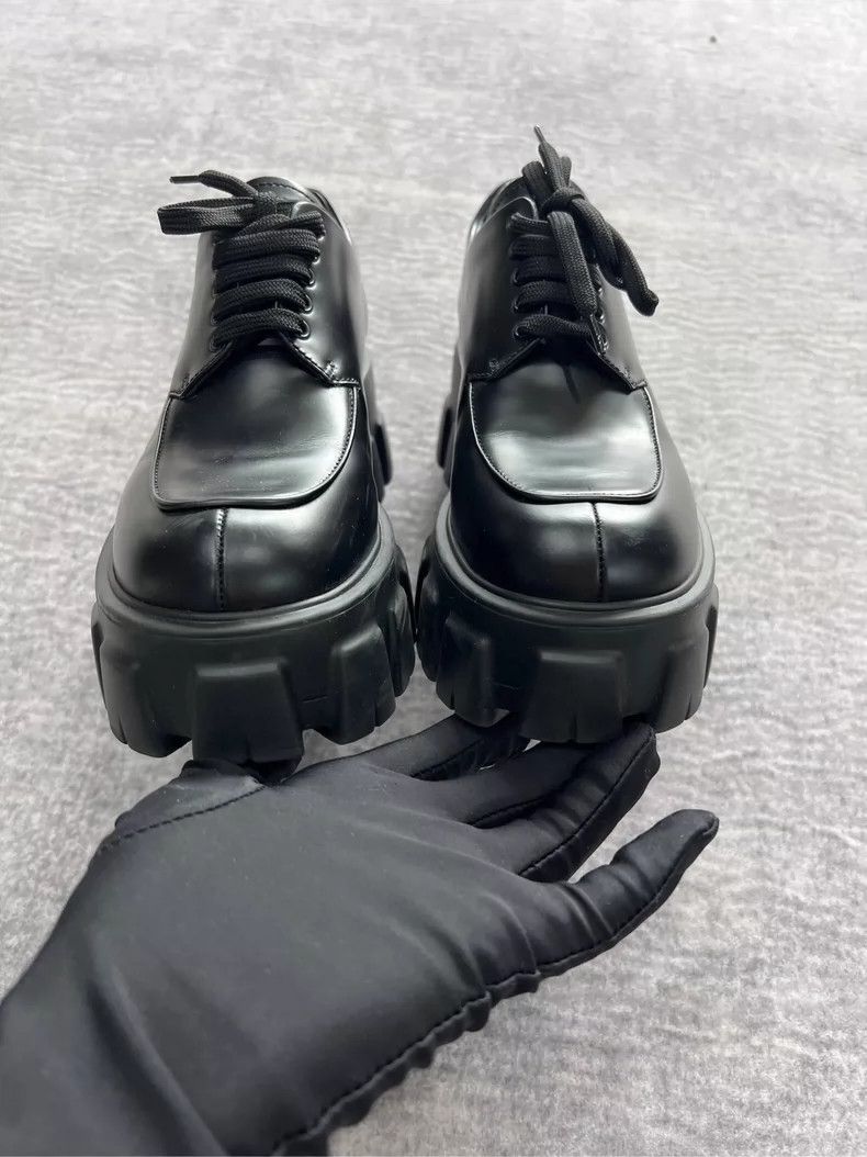 Prada Prada Thick Sole Loafers Shoes Size 37-yf Size US 6.5 / EU 39-40 - 3 Thumbnail
