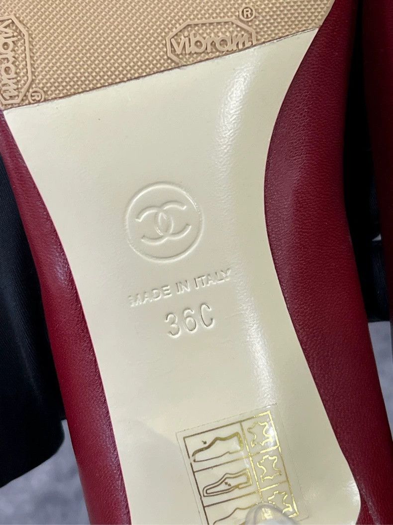 Chanel Chanel Colorblock Pearl High Heels-yf Size US 6 / EU 39 - 7 Thumbnail