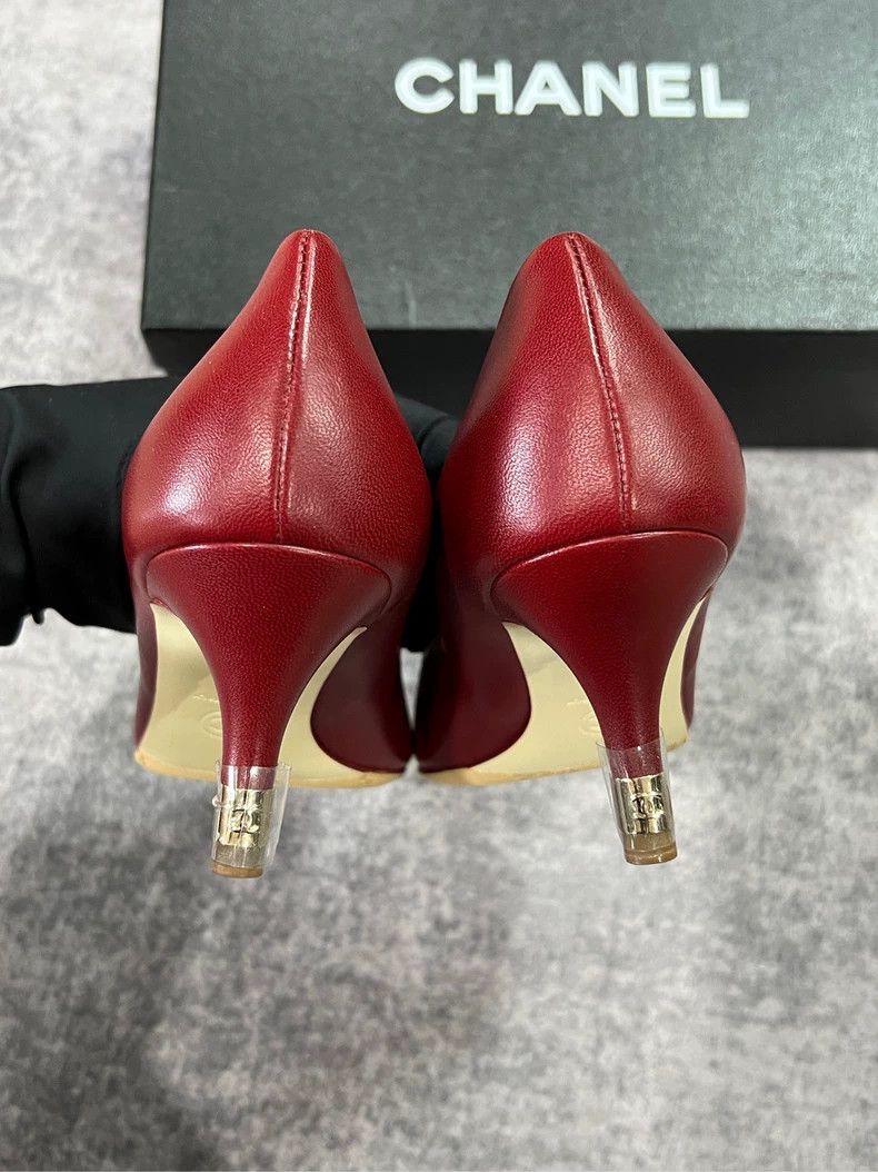 Chanel Chanel Colorblock Pearl High Heels-yf Size US 6 / EU 39 - 4 Thumbnail