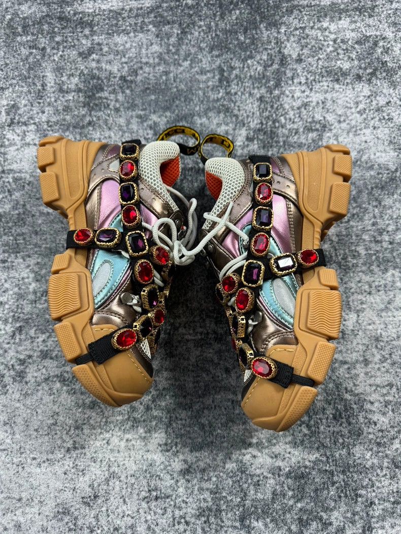 Gucci Gucci Gemstone Hiking Shoes Size 35-yf Size US 5 / EU 37 - 5 Thumbnail