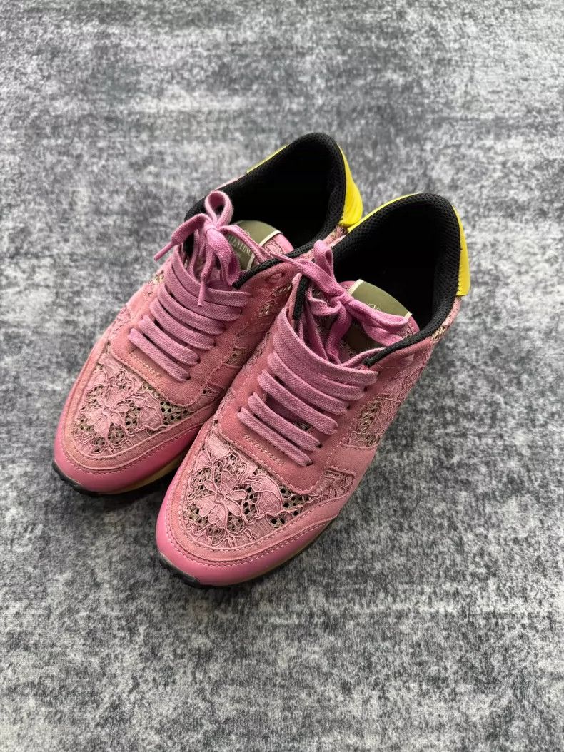 Valentino Valentino Pink Athletic Sneakers Size 35-yf Size US 5 / EU 37 - 2 Thumbnail