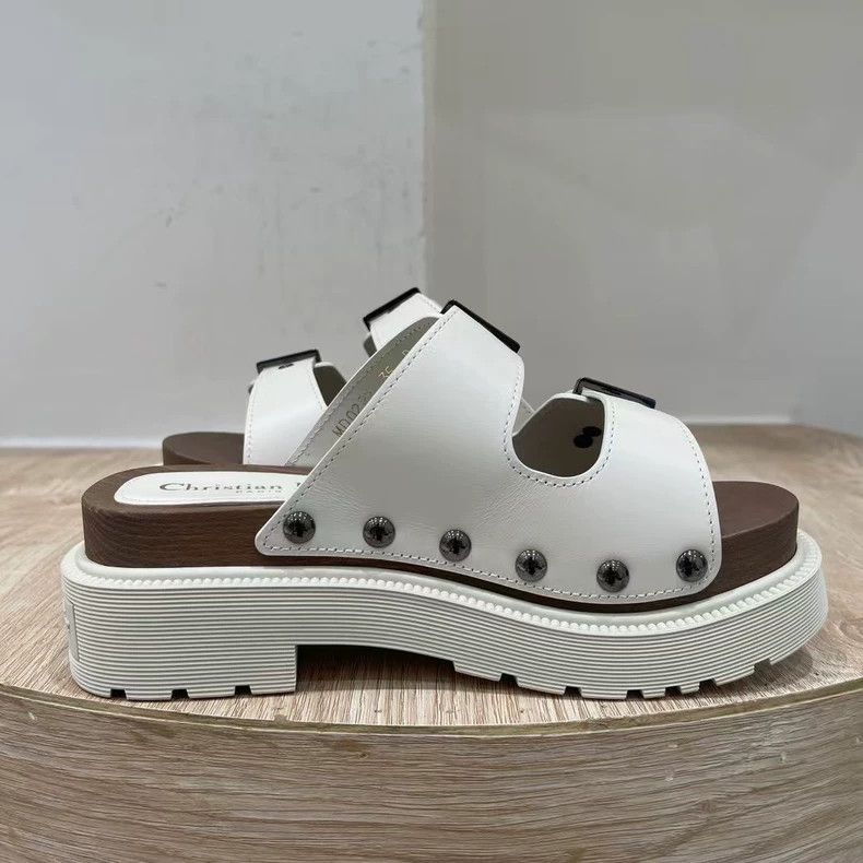 Dior Dior Thick-Soled Slippers Size 35-yf Size US 5 / EU 37 - 4 Thumbnail
