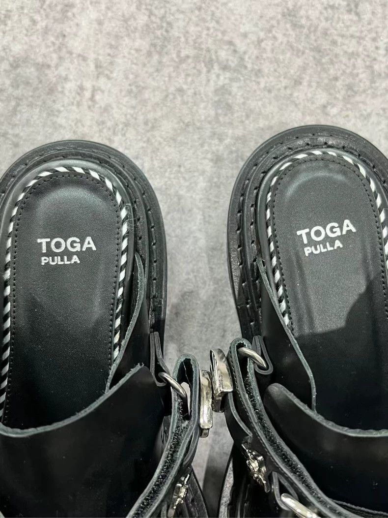 Toga Pulla Toga Pulla Black Slide Sandals Size 37-yf Size US 6.5 / EU 39-40 - 3 Thumbnail