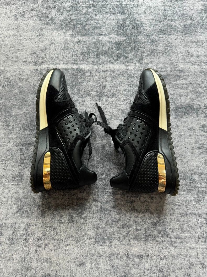 Louis Vuitton Louis Vuitton Black Gold Running Sneakers-yf Size US 5.5 / EU 38 - 5 Thumbnail