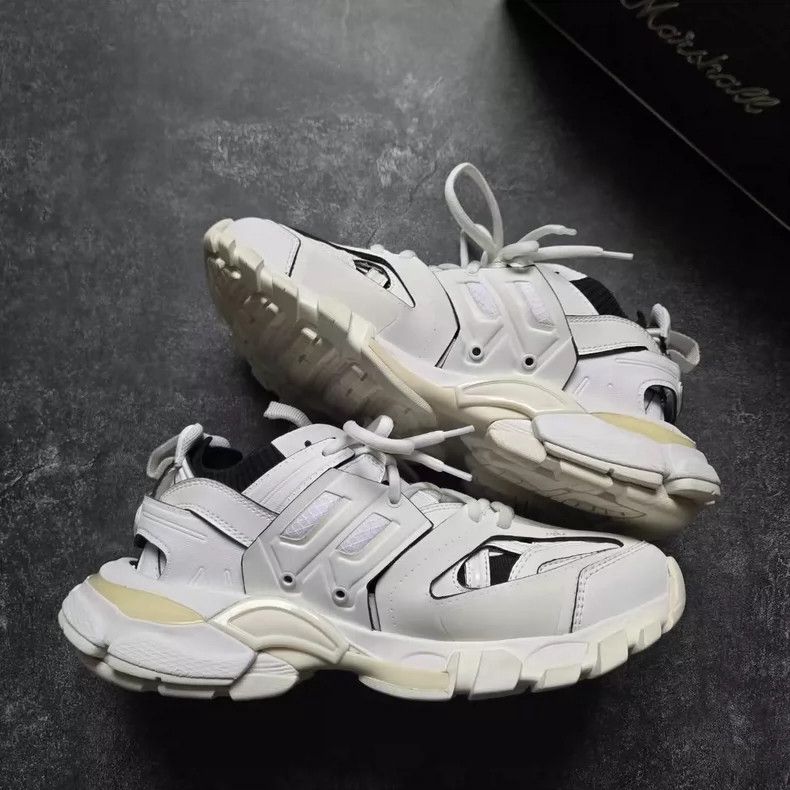 Balenciaga BALENCIAGA TRACK Black and White Sneakers-yf Size US 6 / EU 39 - 3 Thumbnail