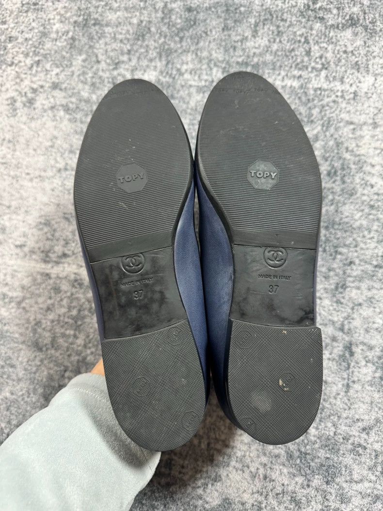 Chanel Chanel Purple Camellia Ballerina Flats Size 37-yf Size US 7.5 / EU 40-41 - 6 Thumbnail