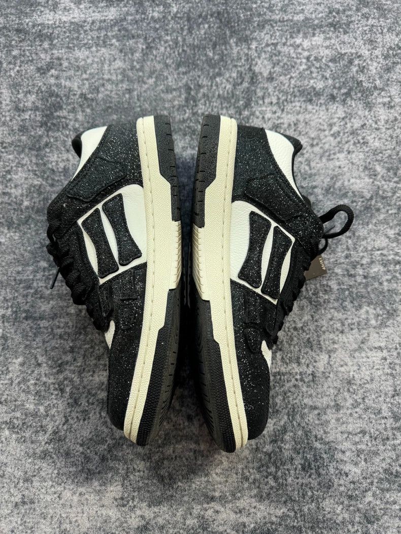 Amiri Amiri Black and White Sparkle Sneakers-yf Size US 7 / EU 40 - 5 Thumbnail