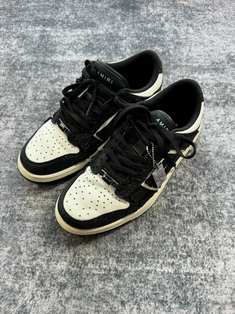 Amiri Amiri Black and White Sparkle Sneakers-yf Size US 7 / EU 40 - 3 Thumbnail