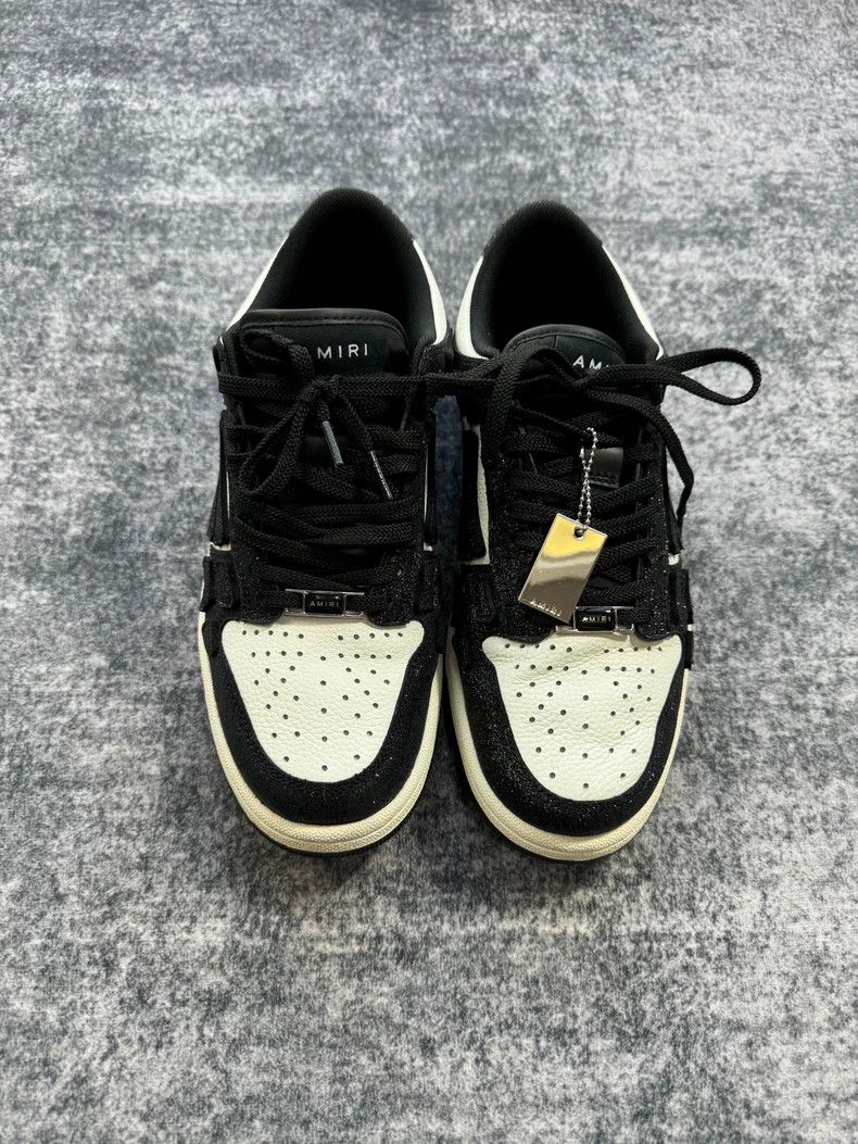 Amiri Amiri Black and White Sparkle Sneakers-yf Size US 7 / EU 40 - 2 Thumbnail