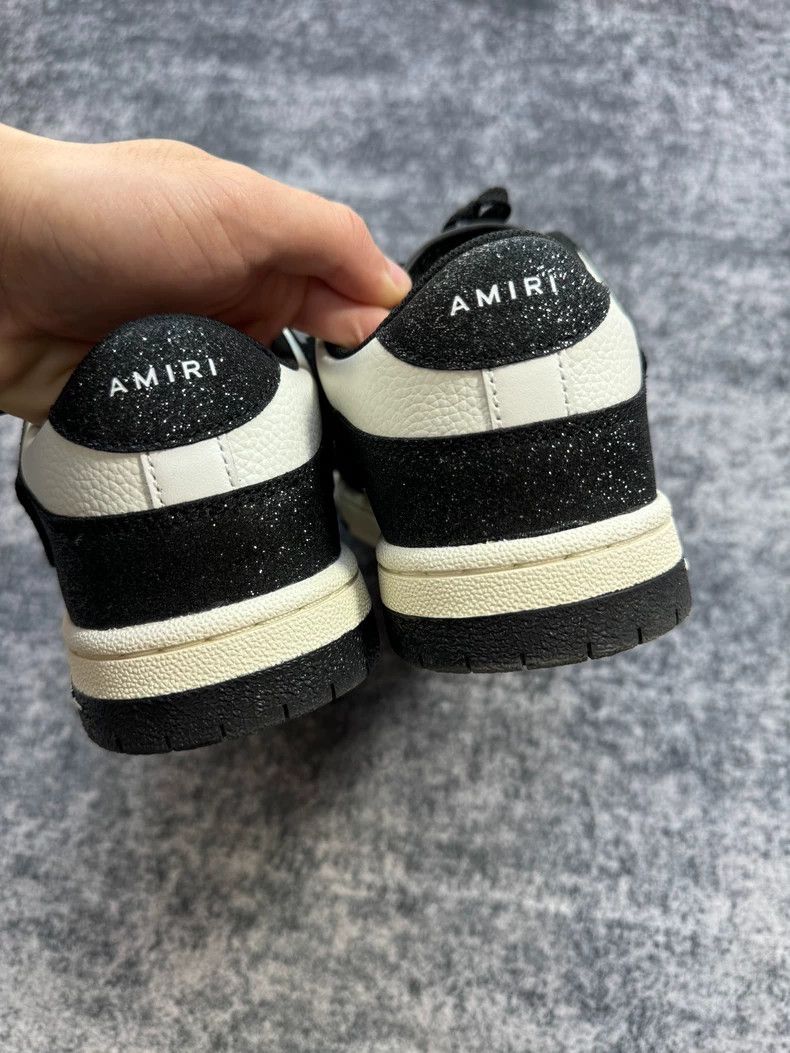Amiri Amiri Black and White Sparkle Sneakers-yf Size US 7 / EU 40 - 6 Thumbnail