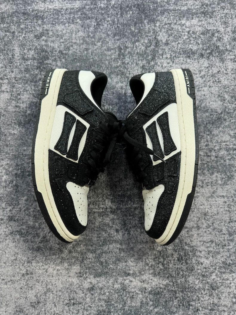 Amiri Amiri Black and White Sparkle Sneakers-yf Size US 7 / EU 40 - 4 Thumbnail