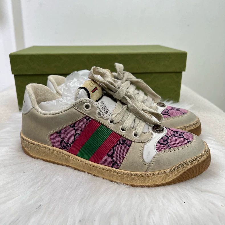 Gucci Double G Enamel Dirty Shoes-yf