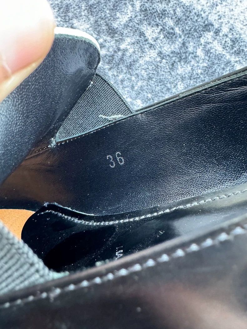 Prada Prada Black and White Pointed Loafers-yf Size US 5.5 / EU 38 - 7 Thumbnail