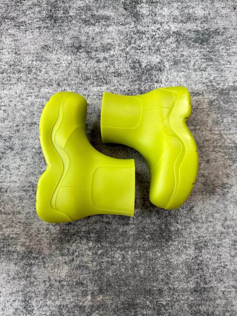 Bottega Veneta Bottega Veneta Green Rain Boots-yf Size US 5 / EU 37 - 2 Thumbnail
