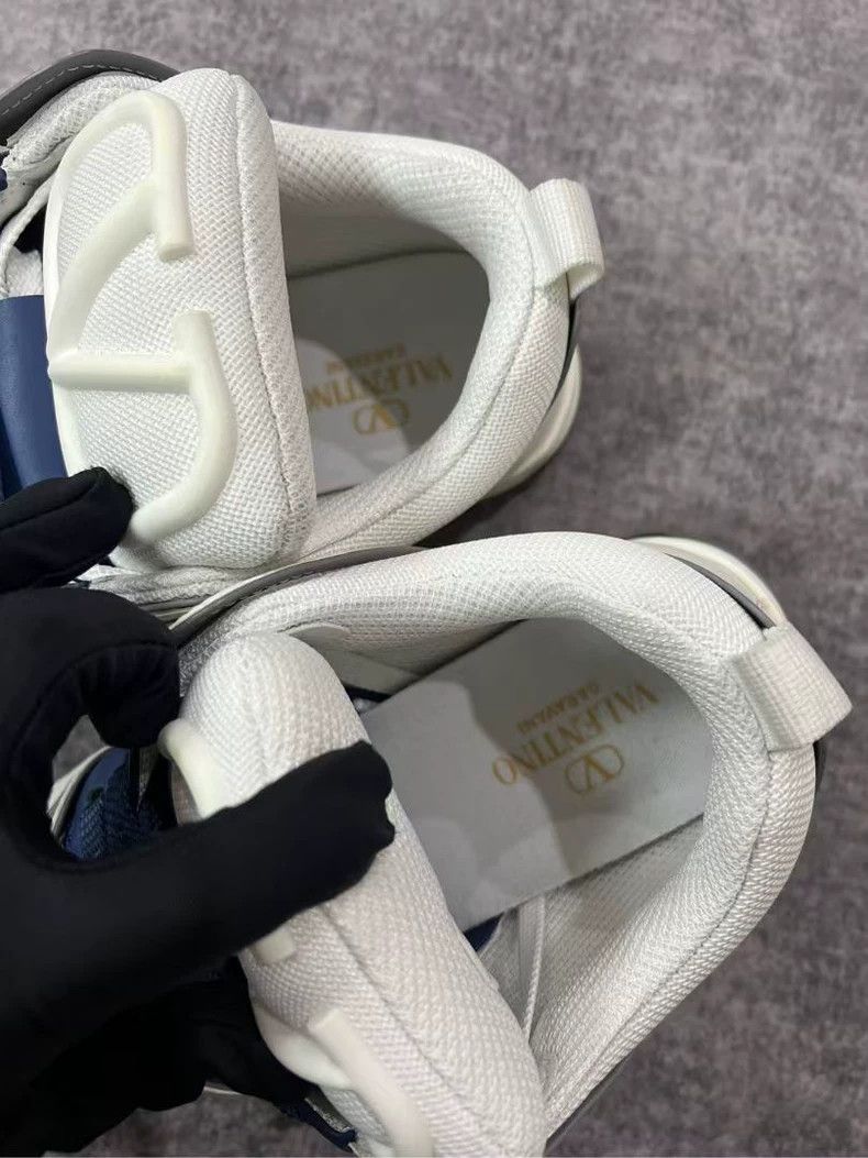 Valentino Valentino Blue and White Sneakers-yf Size US 8 / EU 41 - 4 Thumbnail
