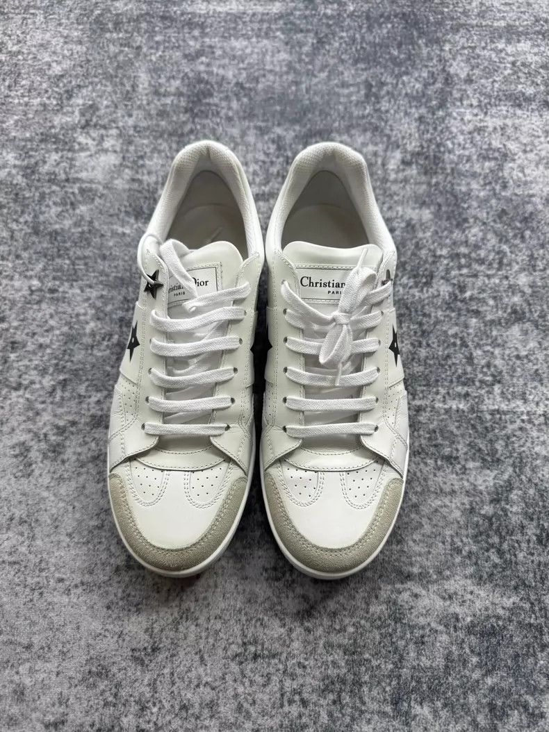 Dior Dior White Sneakers with Stars Design-yf Size US 6.5 / EU 39-40 - 2 Thumbnail