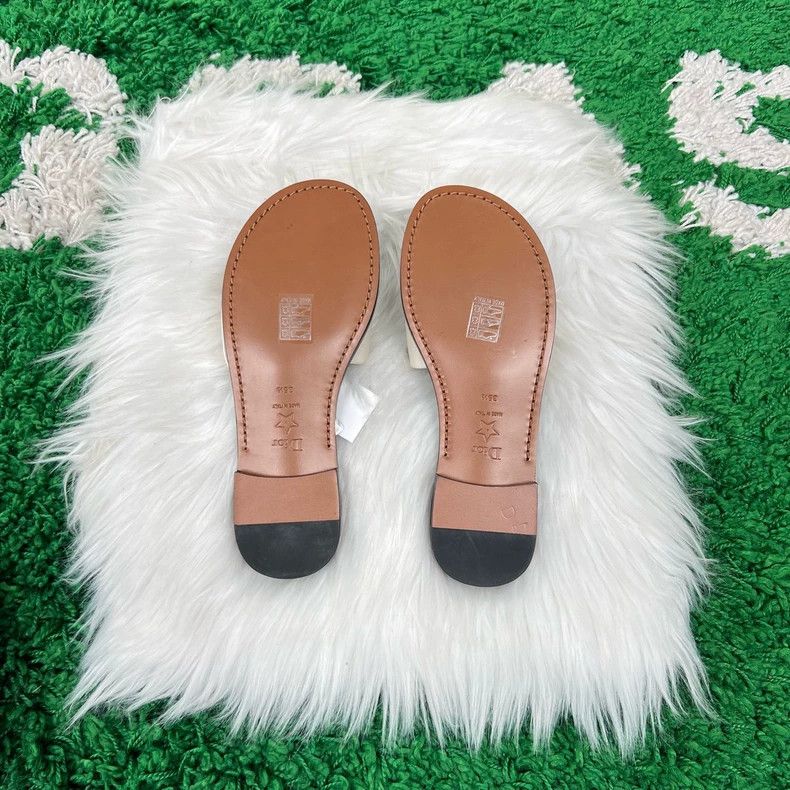 Dior Dior Turquoise Letter Slide Sandals-yf Size US 5.5 / EU 38 - 8 Thumbnail