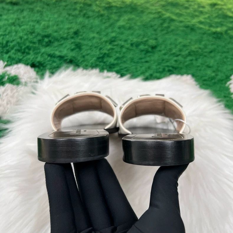 Dior Dior Turquoise Letter Slide Sandals-yf Size US 5.5 / EU 38 - 5 Thumbnail