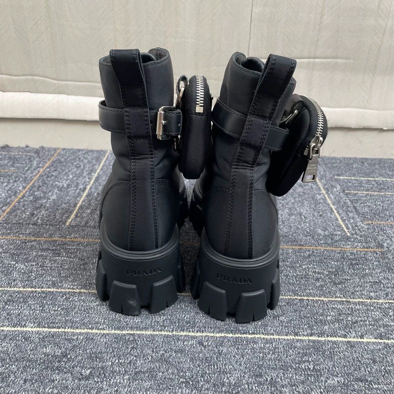 Prada Prada Tactical Nylon Combat Boots Size 37-yf Size US 7 / EU 40 - 5 Thumbnail