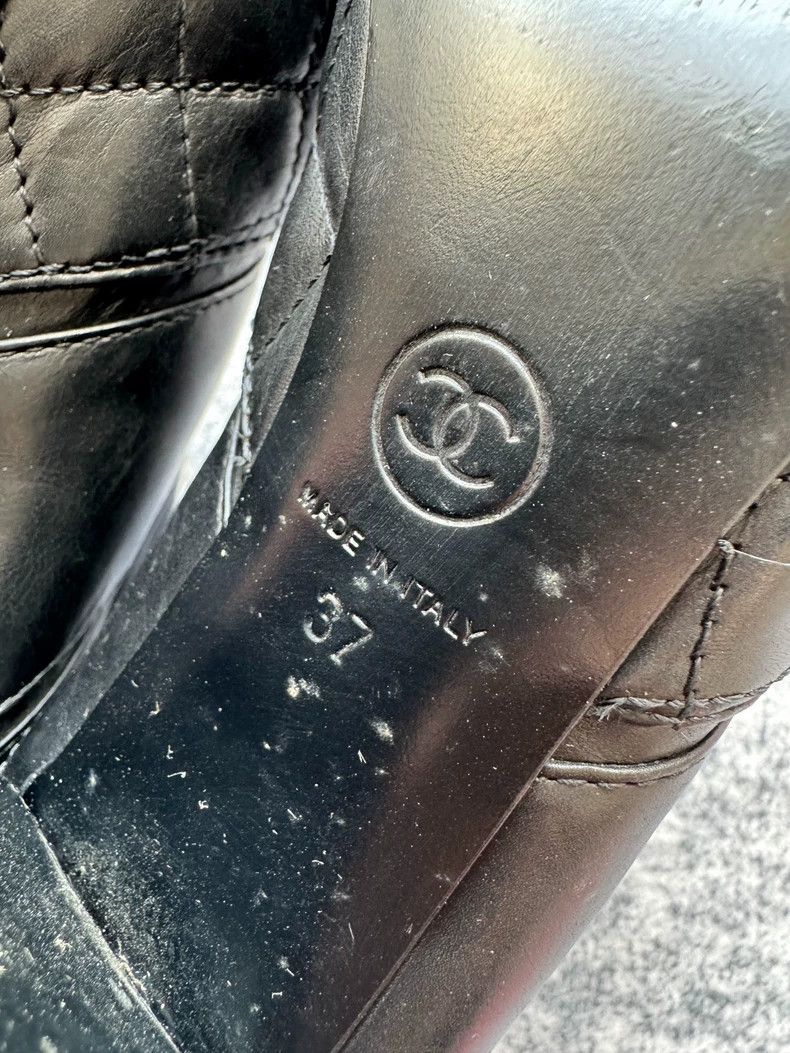 Chanel Chanel Black Quilted High Heel Shoes-yf Size US 7.5 / EU 40-41 - 7 Thumbnail