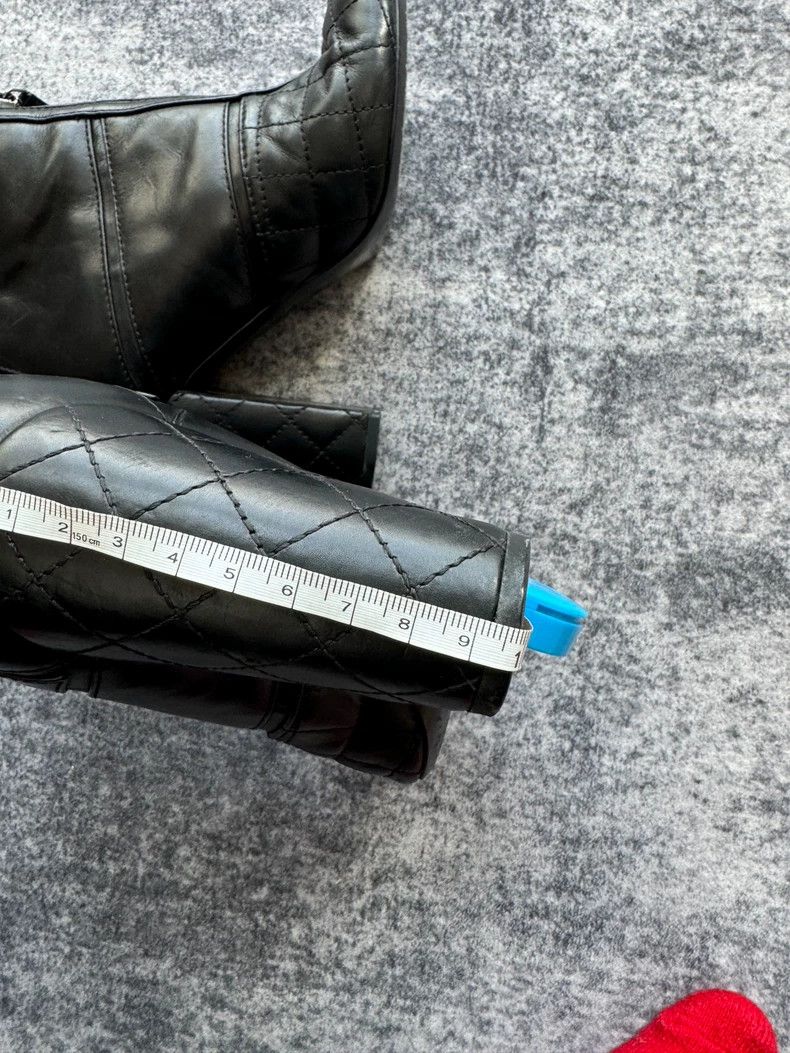Chanel Chanel Black Quilted High Heel Shoes-yf Size US 7.5 / EU 40-41 - 8 Thumbnail