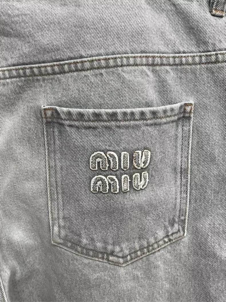 Miu Miu Miu Miu Ripped Wash Denim Jeans-yf Size US 29 - 4 Thumbnail