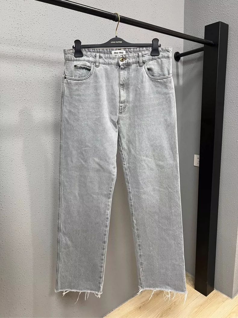 Miu Miu Miu Miu Ripped Wash Denim Jeans-yf Size US 29 - 2 Thumbnail