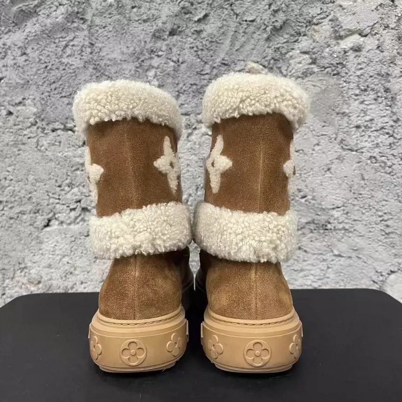 Louis Vuitton Louis Vuitton Beige Snow Boots Size 37-yf Size US 7 / EU 40 - 3 Thumbnail