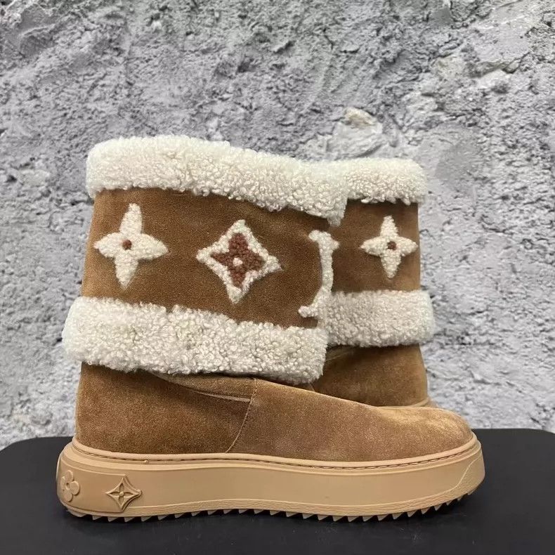 Louis Vuitton Louis Vuitton Beige Snow Boots Size 37-yf Size US 7 / EU 40 - 4 Thumbnail