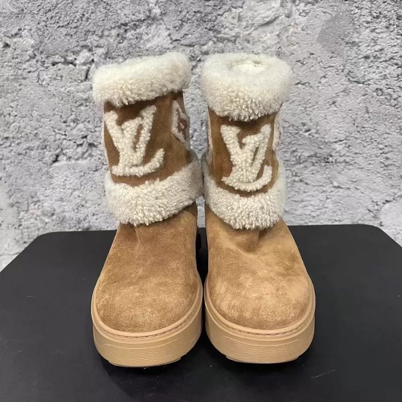 Louis Vuitton Louis Vuitton Beige Snow Boots Size 37-yf Size US 7 / EU 40 - 6 Thumbnail