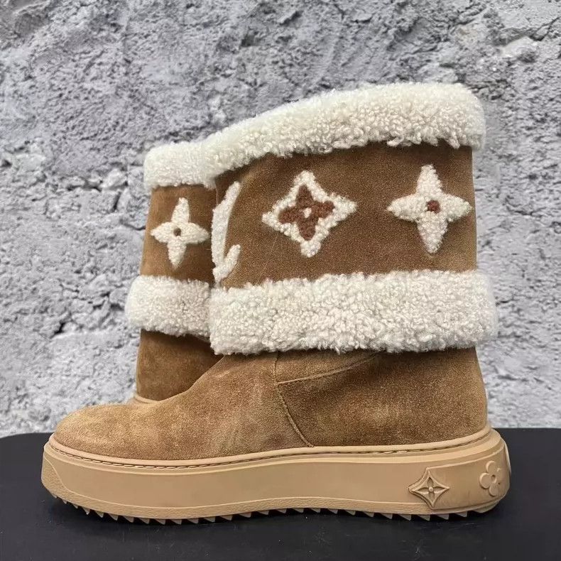 Louis Vuitton Louis Vuitton Beige Snow Boots Size 37-yf Size US 7 / EU 40 - 5 Thumbnail