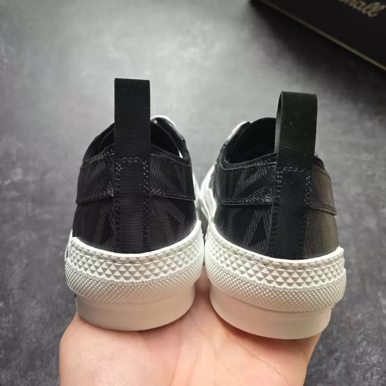 Dior DIOR B23 Black Leather Sneakers New-yf Size US 5.5 / EU 38 - 6 Thumbnail