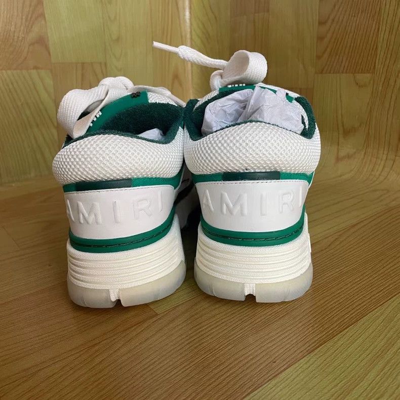 Amiri AMIRI MA-1 Low Top White Green Sneakers-yf Size US 6.5 / EU 39-40 - 4 Thumbnail