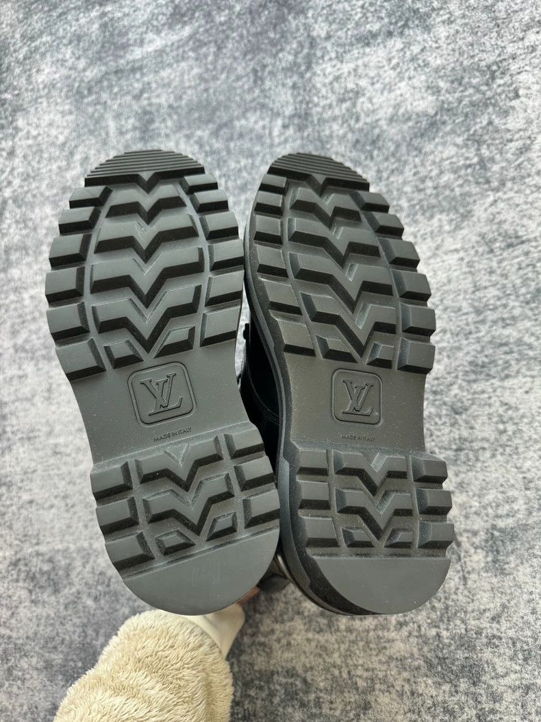Louis Vuitton Louis Vuitton Black Logo Short Boots-yf Size US 5.5 / EU 38 - 5 Thumbnail