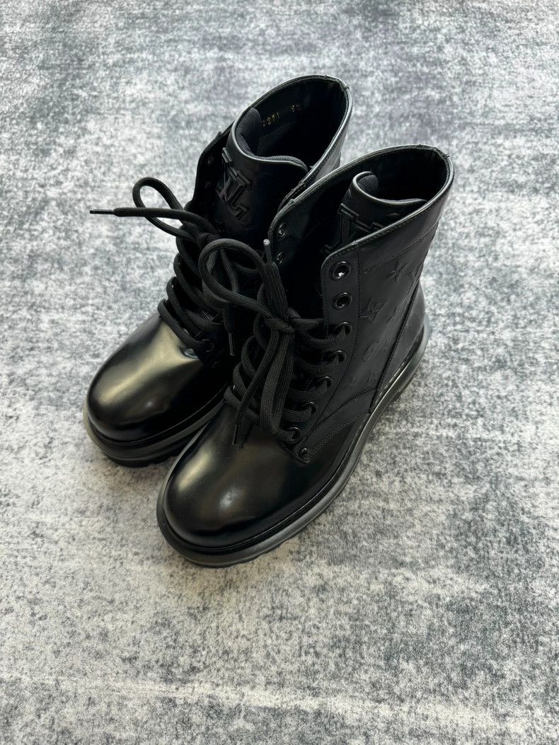 Louis Vuitton Louis Vuitton Black Logo Short Boots-yf Size US 5.5 / EU 38 - 7 Thumbnail