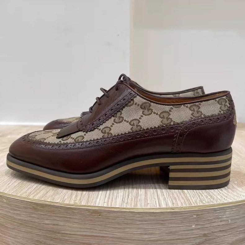 Gucci Gucci GG Embroidered Leather Loafers for Men-yf Size US 10.5 / EU 43-44 - 2 Thumbnail