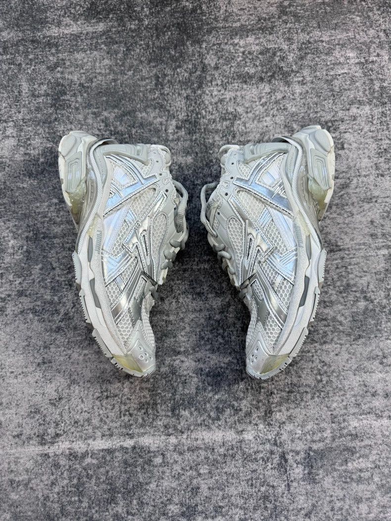 Balenciaga Balenciaga Silver Runner Running Shoes Size 40-yf Size US 7.5 / EU 40-41 - 3 Thumbnail