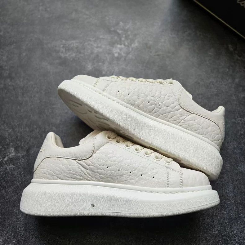 Alexander McQueen Alexander McQueen New White Textured Sneakers-yf Size US 6.5 / EU 39-40 - 5 Thumbnail