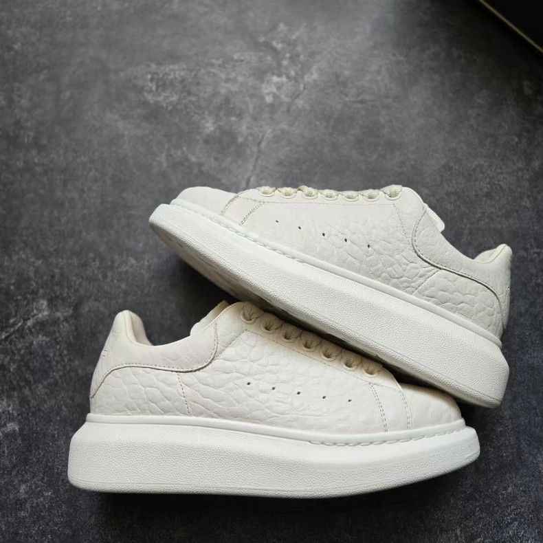Alexander McQueen Alexander McQueen New White Textured Sneakers-yf Size US 6.5 / EU 39-40 - 4 Thumbnail