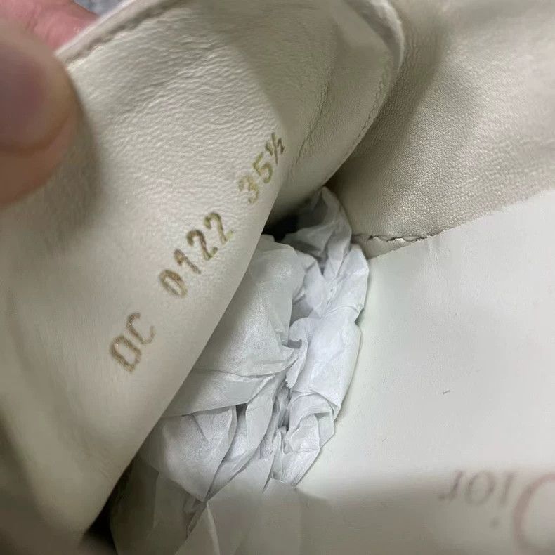 Dior Dior White Logo Lace Sneakers-yf Size US 5.5 / EU 38 - 6 Thumbnail