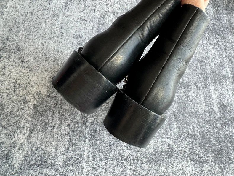 Givenchy Givenchy Black Chain Ankle Boots-yf Size US 6.5 / EU 39-40 - 5 Thumbnail