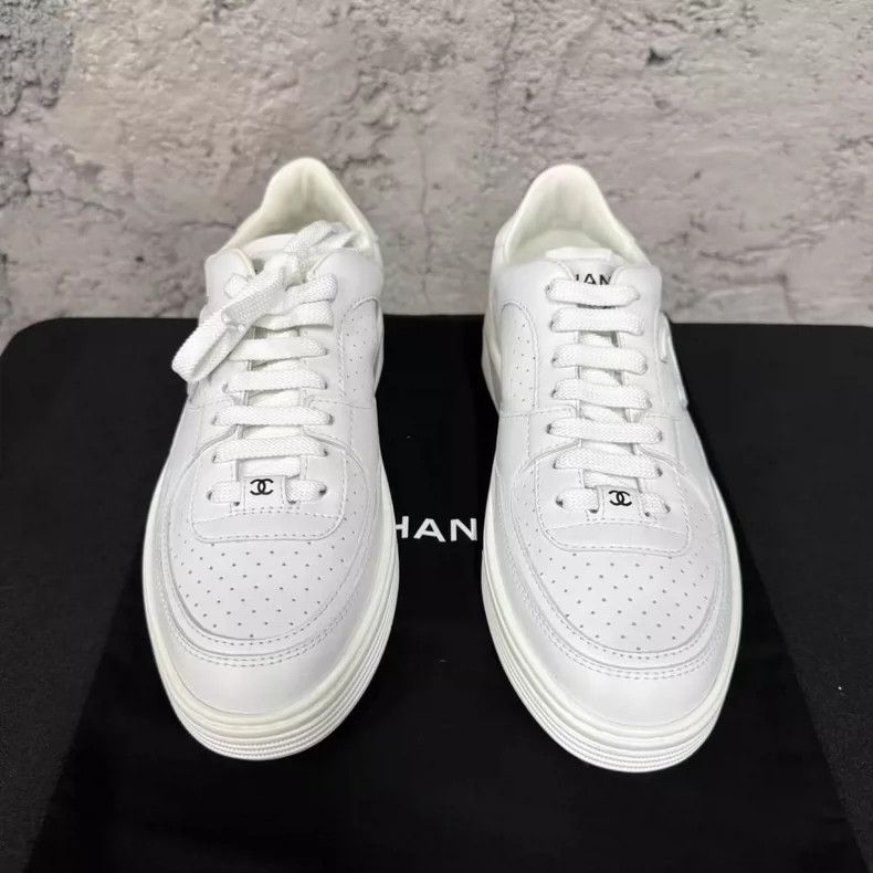 Chanel Chanel White Air Force One Sneakers-yf Size US 6.5 / EU 39-40 - 6 Thumbnail