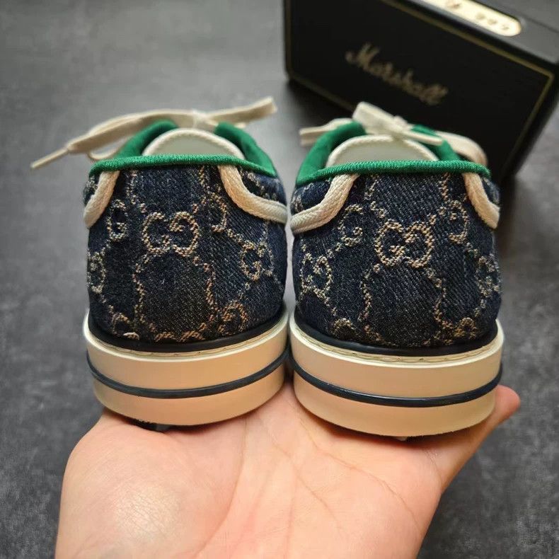 Gucci GUCCI Tennis 1977 Blue and White Sneakers-yf Size US 10 / EU 43 - 6 Thumbnail