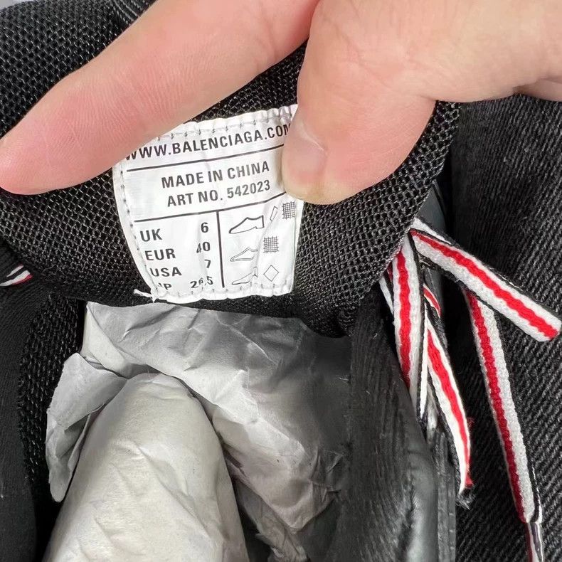 Balenciaga Balenciaga Black Red Track Dad Sneakers-yf Size US 7.5 / EU 40-41 - 7 Thumbnail