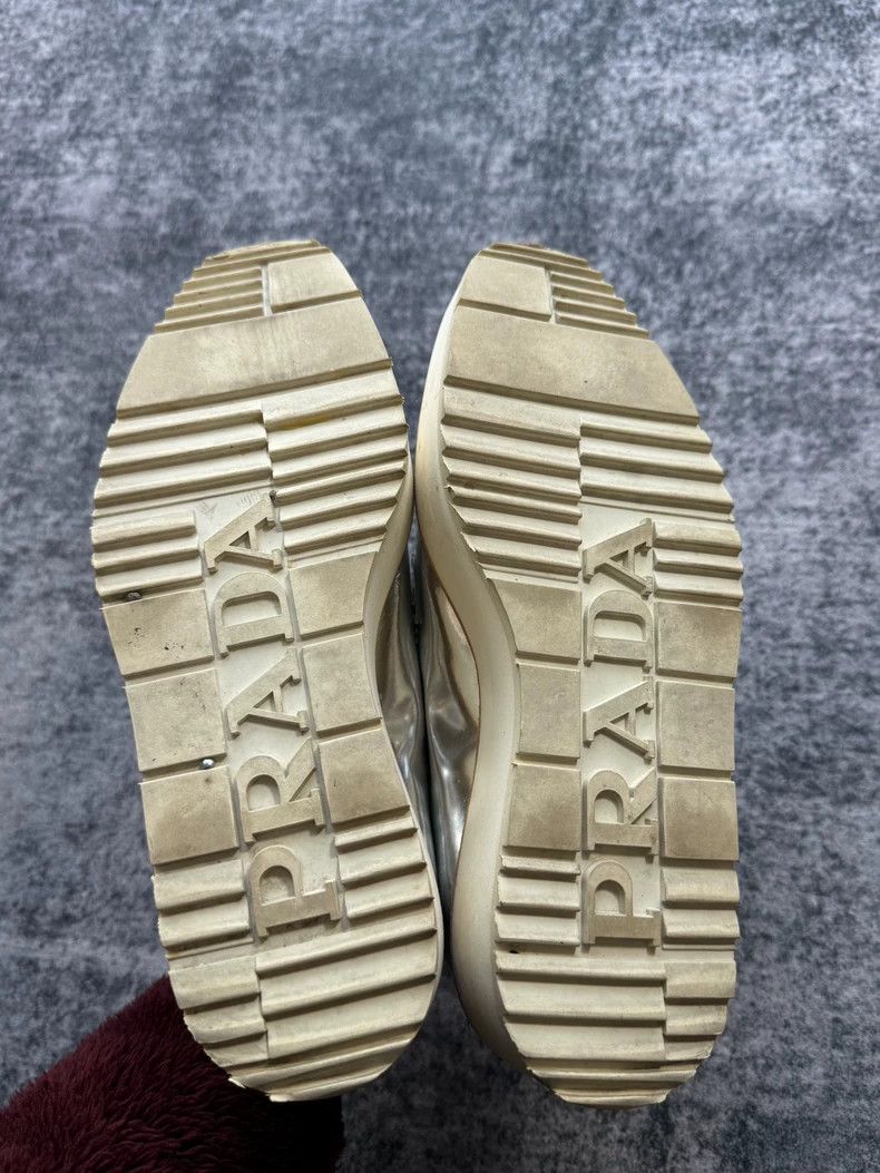 Prada Prada Silver Platform Oxford Shoes Size 36-yf Size US 5.5 / EU 38 - 6 Thumbnail
