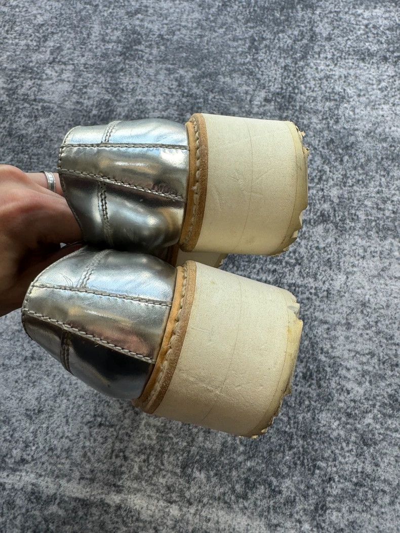 Prada Prada Silver Platform Oxford Shoes Size 36-yf Size US 5.5 / EU 38 - 5 Thumbnail