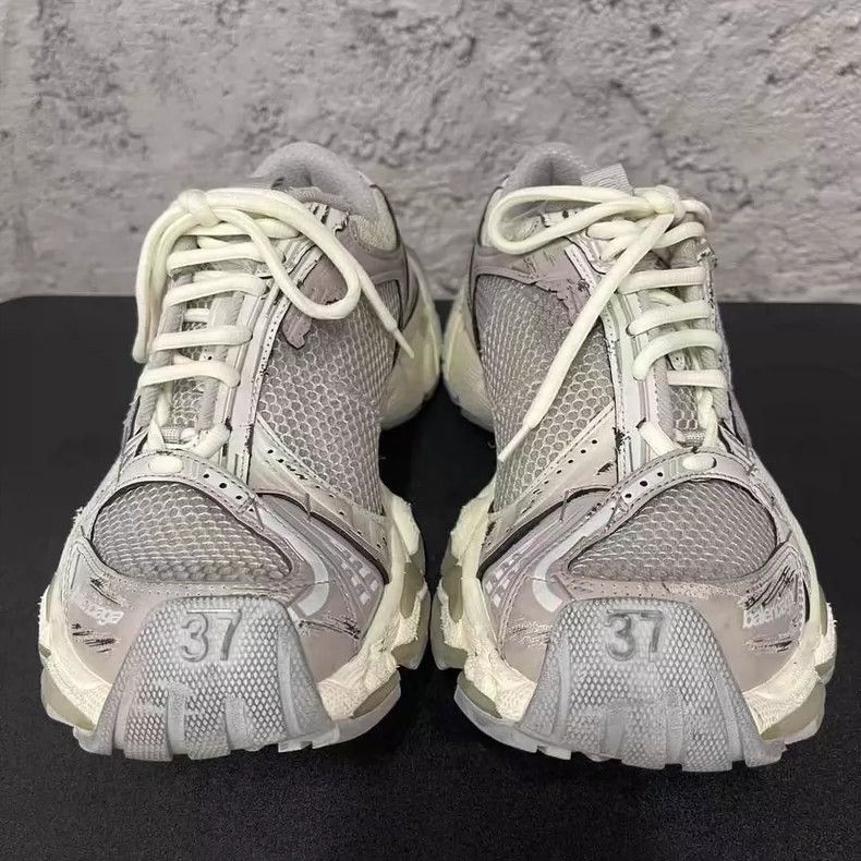 Balenciaga Balenciaga Gray White Dad Sneakers-yf Size US 5 / EU 37 - 6 Thumbnail