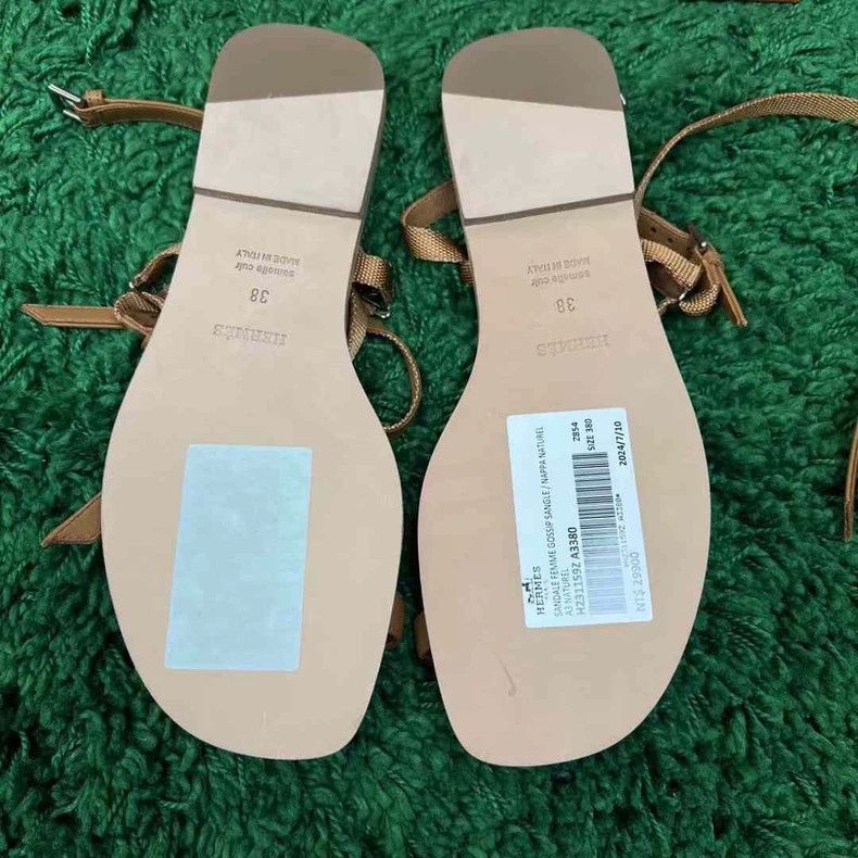 Hermes Hermes Roman Strap Flat Sandals-yf Size US 8 / EU 41 - 6 Thumbnail